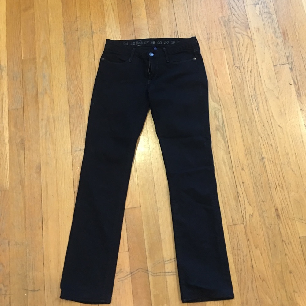 Earnest Sewn Black Straight Leg Jeans
