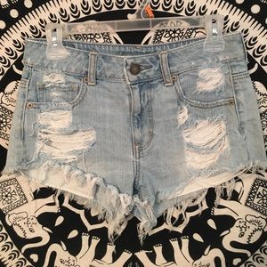 High Waisted Jean Shorts