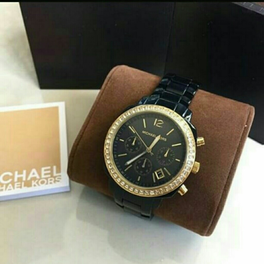 NWT Michael kors acrylic chronograph watch - Picture 4 of 4