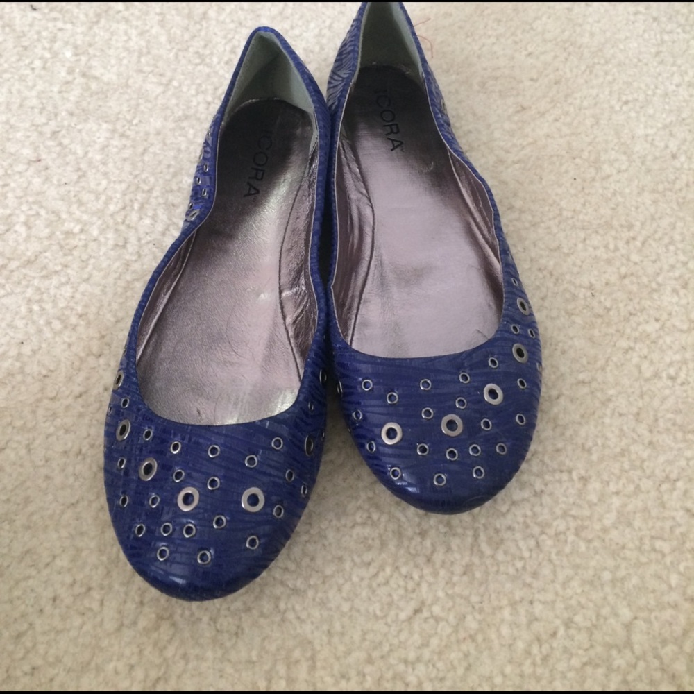 Blue flats