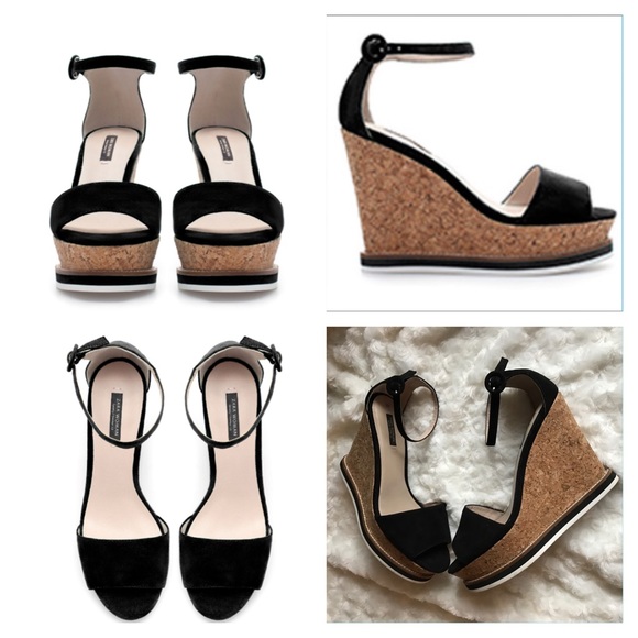Zara Shoes - ❌Sold❌Zara Cork Wedge