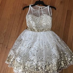Crystal Doll Sequin Illusion Dress