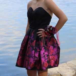 Floral Homecoming Dress