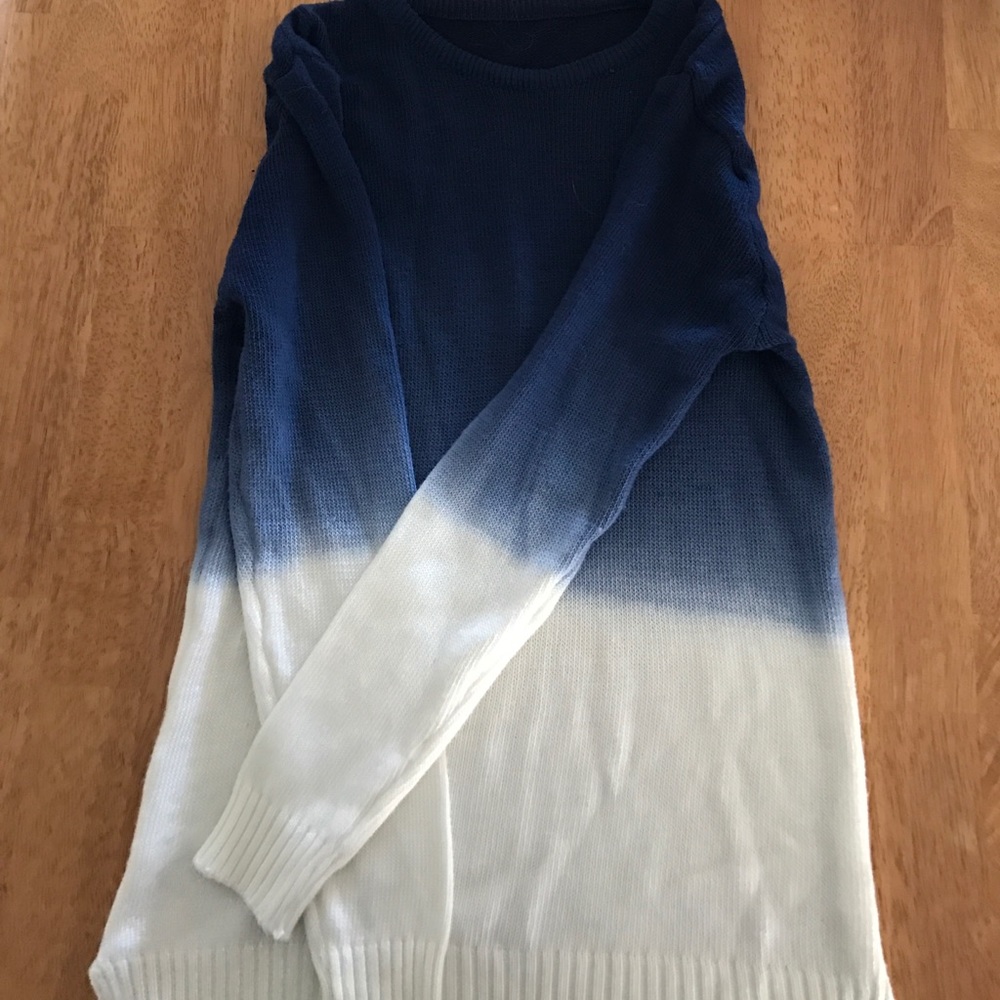 Ombré knit sweater