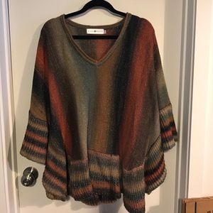 Comfy poncho sweater