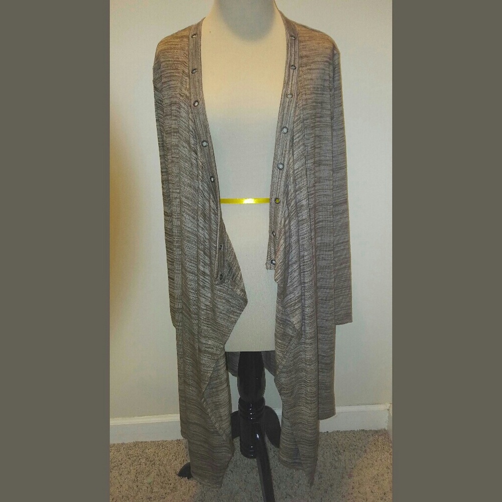 Brown long duster