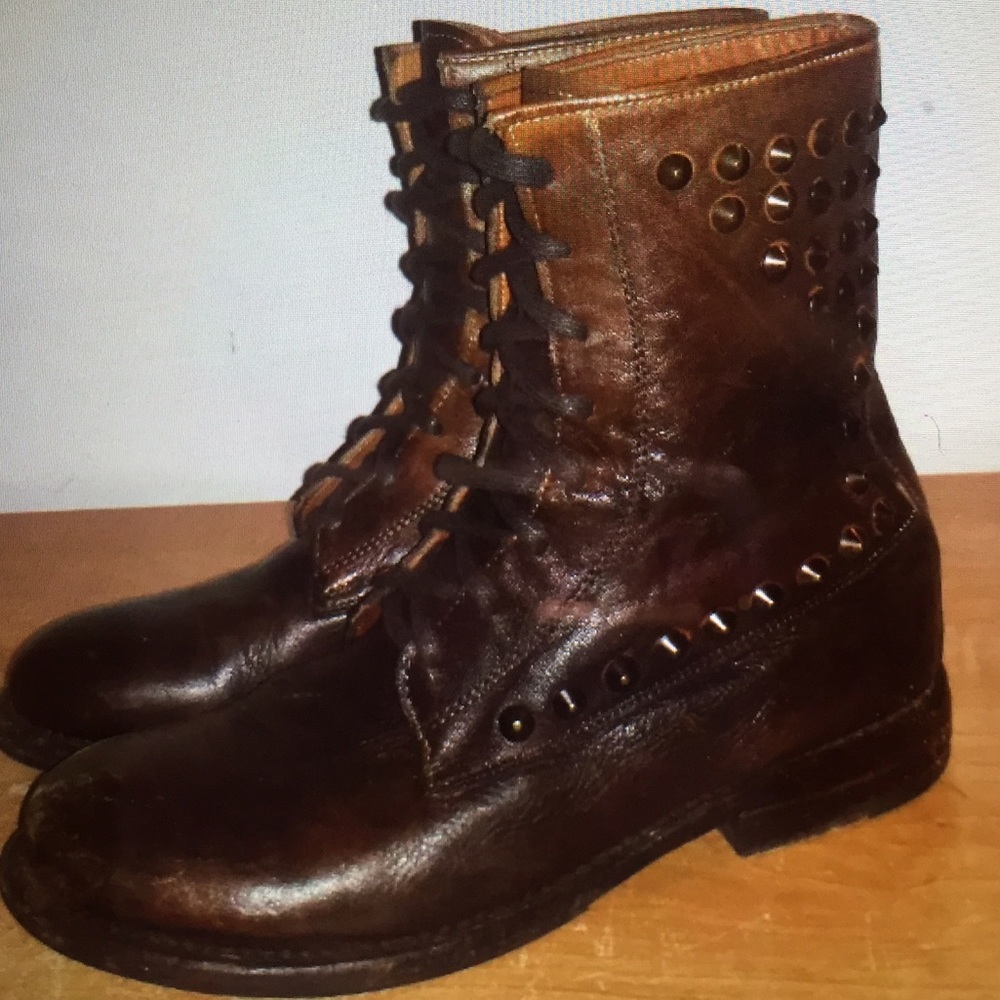 Bed Stu biker studded boot cobbler series