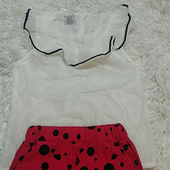 SALE***Hot Pink Polka Dots 2 pc. set. Kids.   :) - Picture 2 of 6