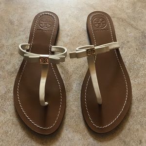 NEVER WORN Tory Burch Leighanne White Flip Flop 8