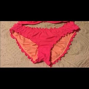 Victoria's Secret hot pink cheeky bottoms