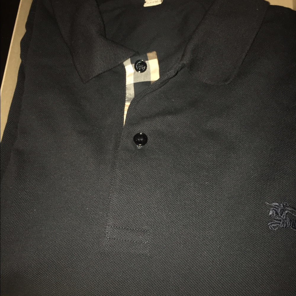 Men's Burberry shirt black