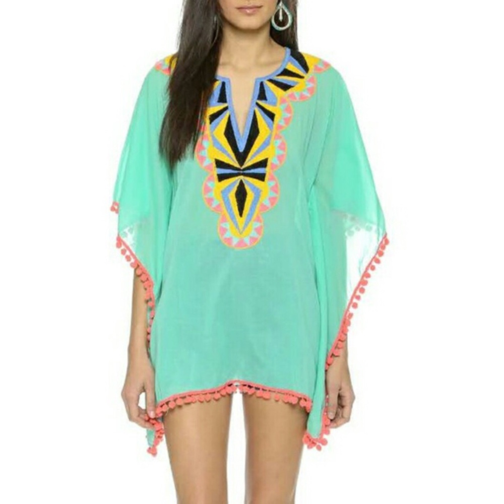 Beautiful Embroidered bikini cover up