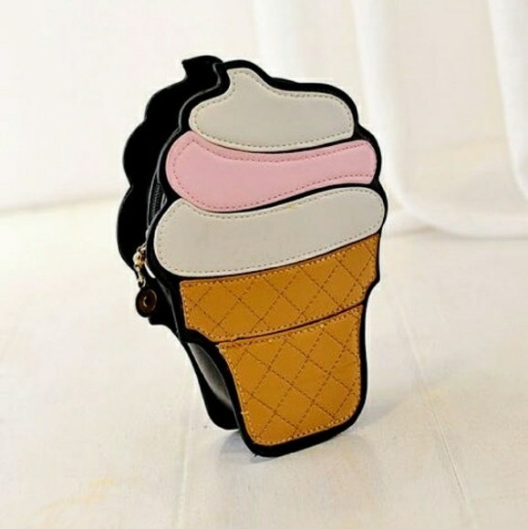 🎉HP 3/2/17!🎉🍦Adorbs Ice Cream Cone Purse🍦🎀🎉 - Picture 2 of 4