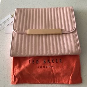 NWT Ted Baker Enamel Quilted Flap IPad Case
