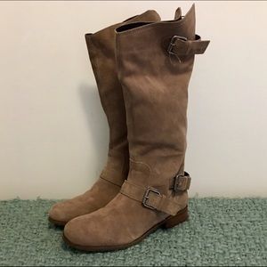 Dolcevita tan Suede leather Boots