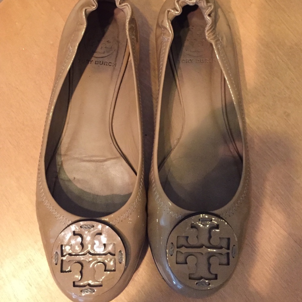 Nude Tory Burch Flats
