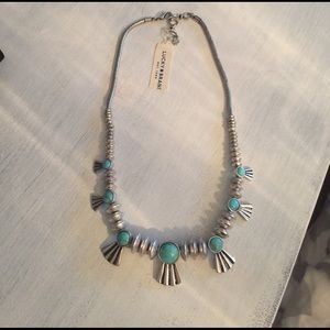 Silver/turquoise necklace