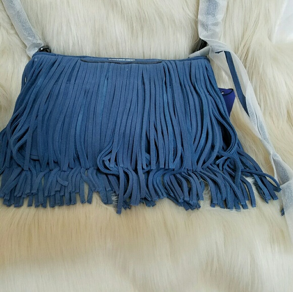 Rebecca Minkoff Handbags - Rebecca Miinkoff Convertible Cross Body Dusty Blue
