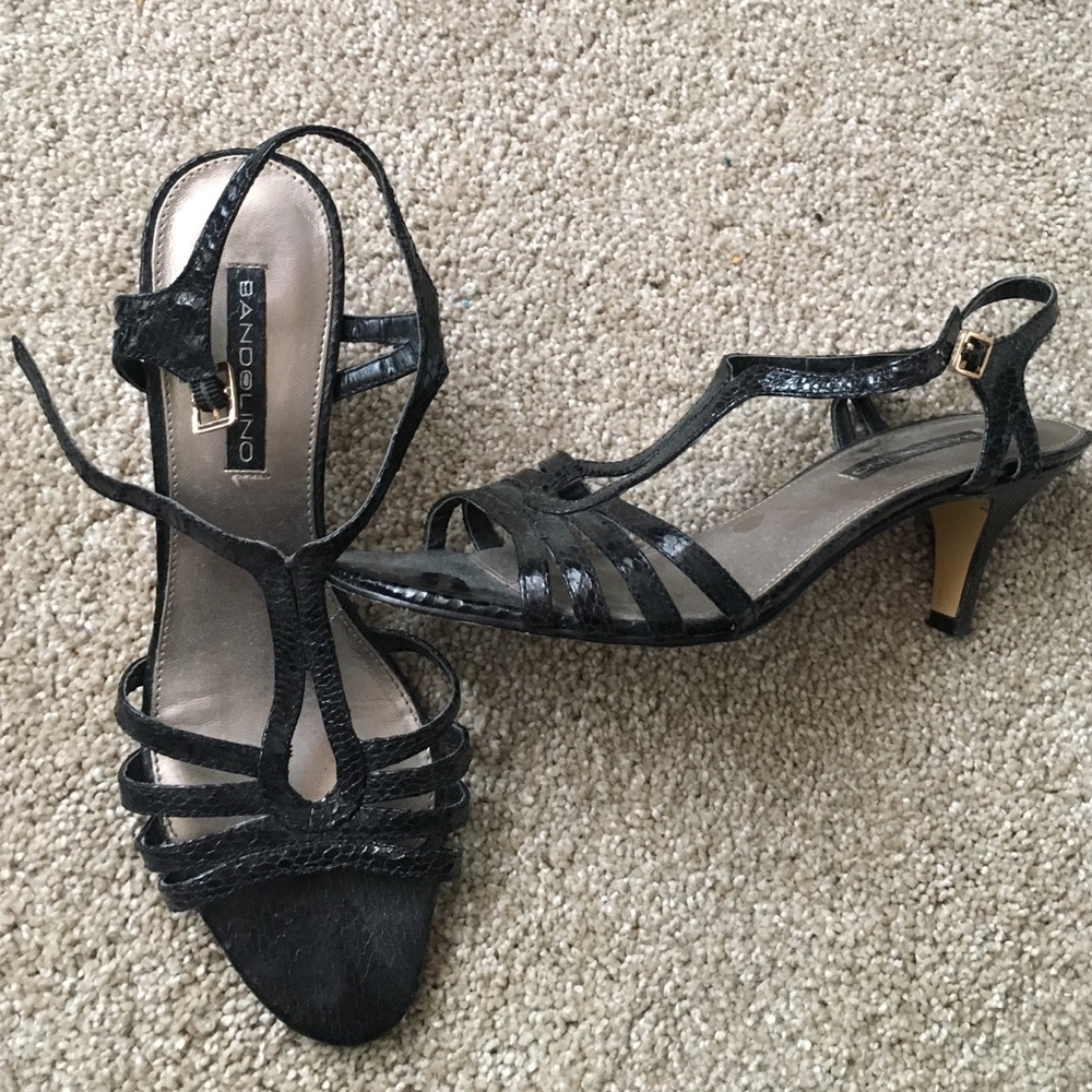 size 8 open toed heels