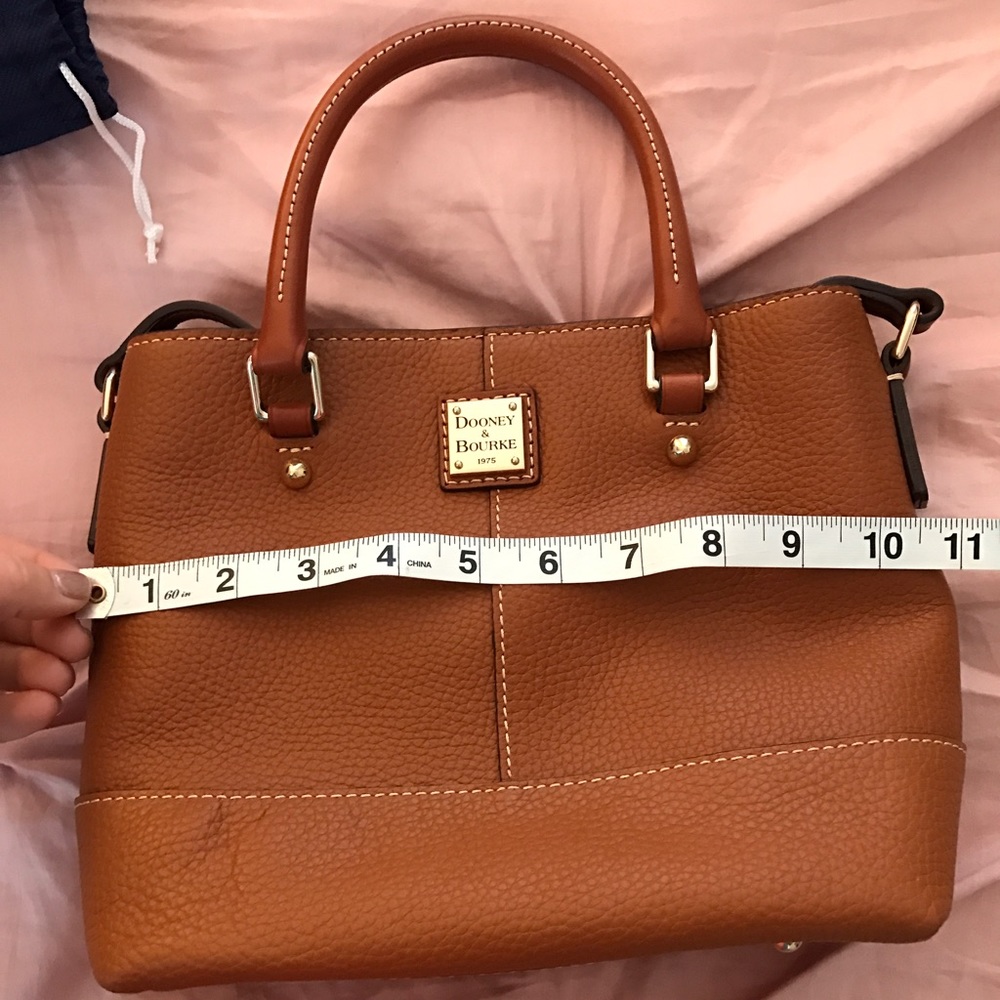 Measurements for Dooney and Bourke bag listed.