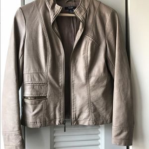 Faux Leather Jacket