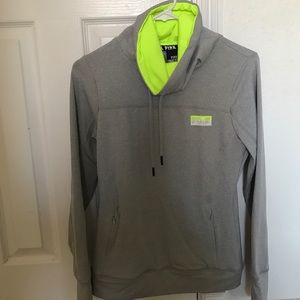 Pink Ultimate funnel neck hoodie