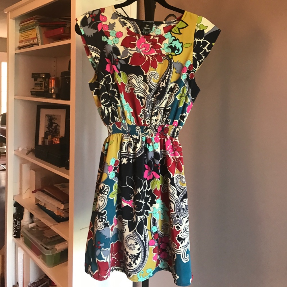 Colorful Short Sleeved Hot&Delicious Dress in a S