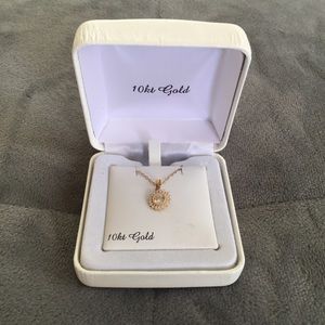 10k gold plated pendant necklace