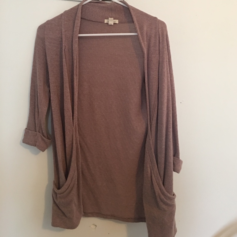 Urban outfitters mauve cardigan
