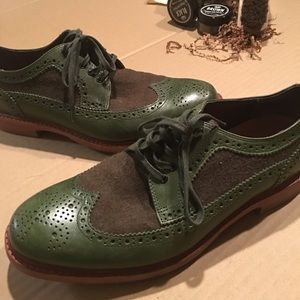 Cole Haan wingtip with tweed