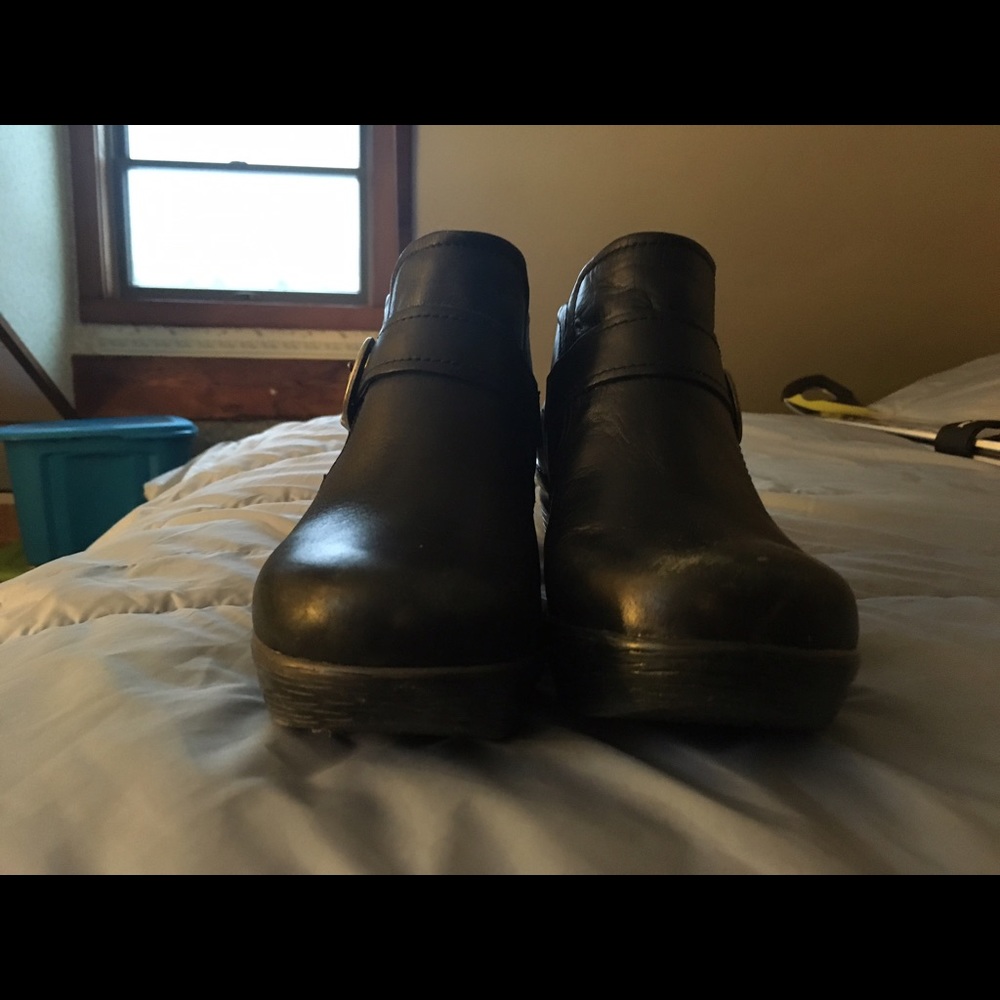 Sanita Black Ankle Boots