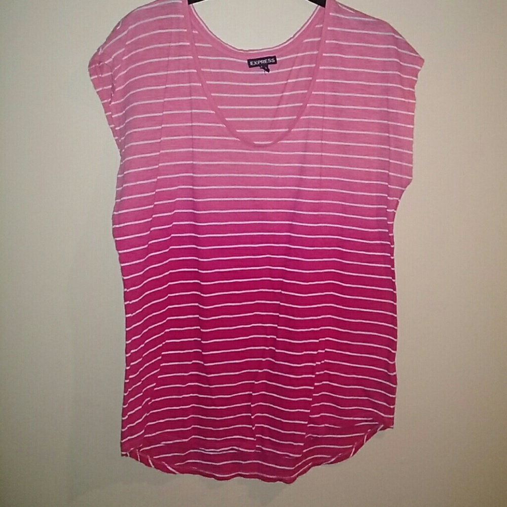 Pink ombre t shirt