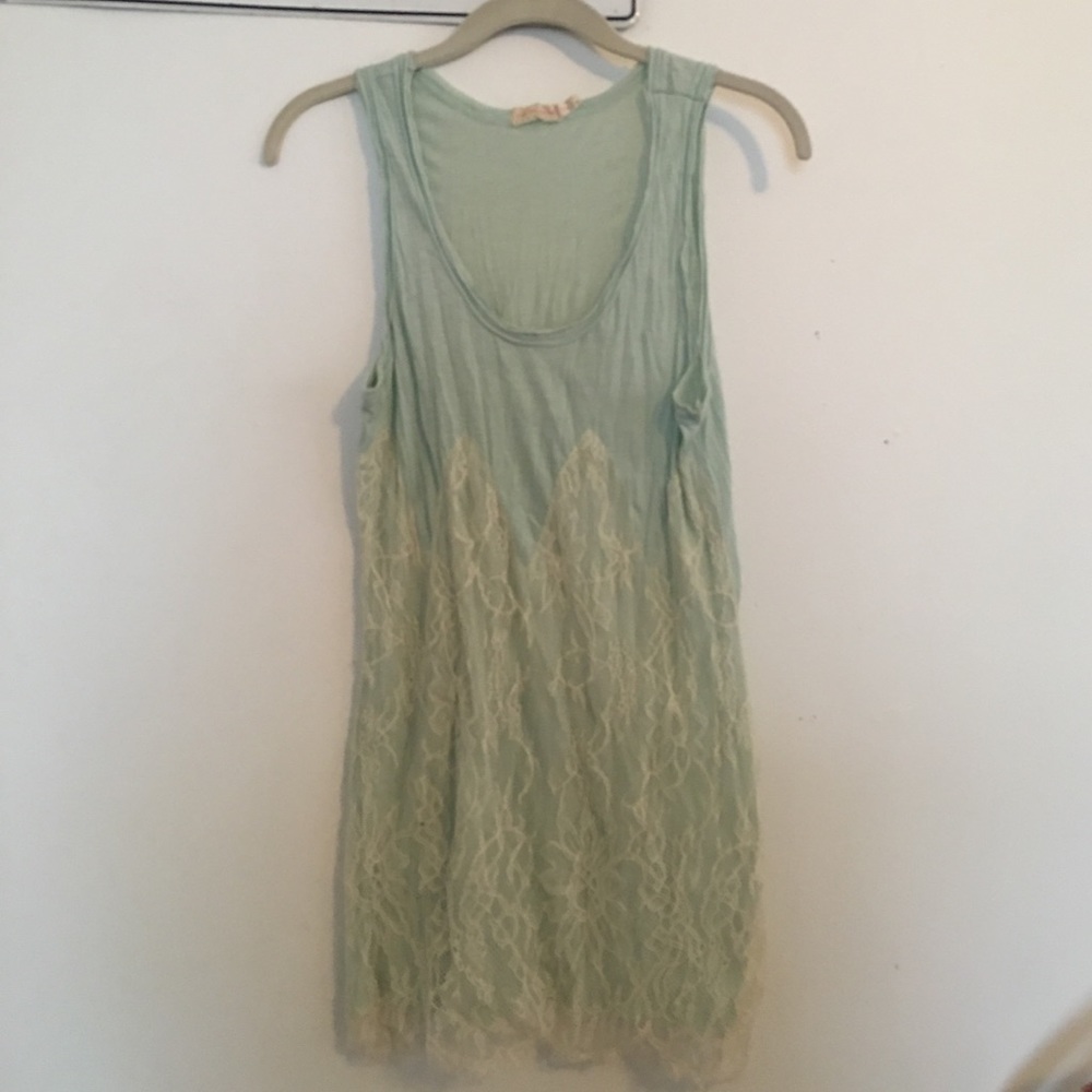 Urban outfitters Mint lace dress
