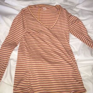 Hollister long-sleeve striped tee
