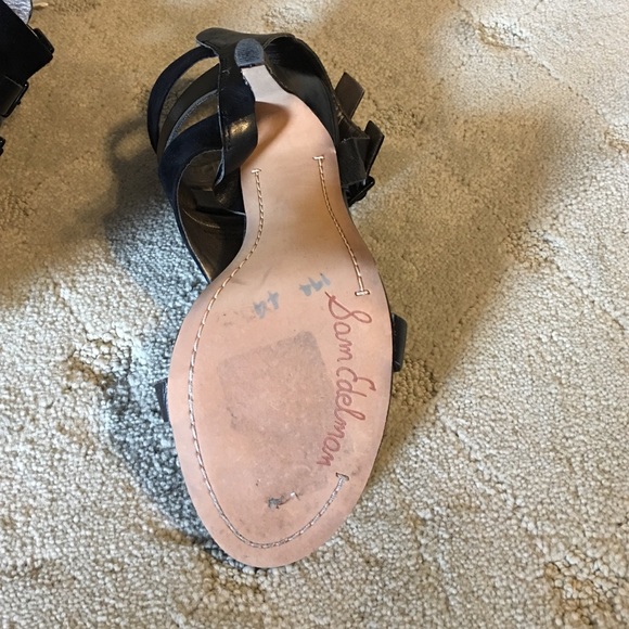Sam Edelman Genuine Leather Sandals - Picture 4 of 4