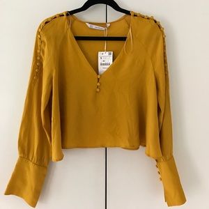Yellow Zara Blouse