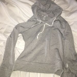 Charlotte Russe  long sleeve gray sweatshirt