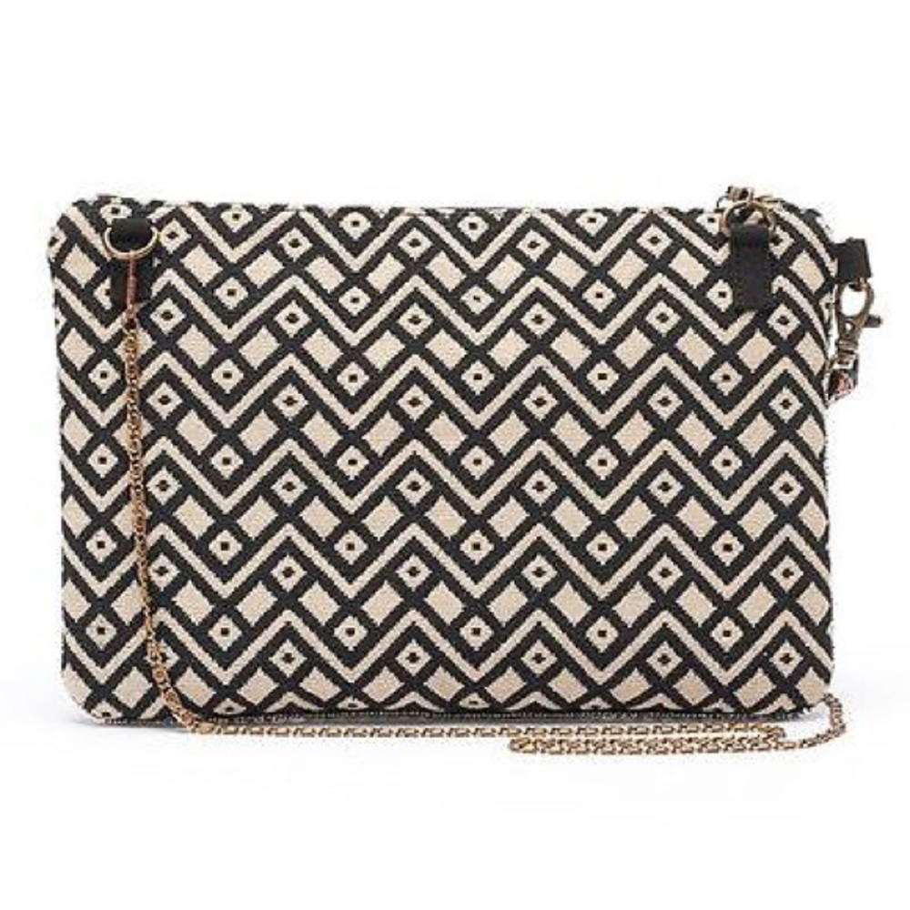 BIG BUDDHA BOHO BEADED SEQUIN CLUTCH WRISTLET - Picture 2 of 4