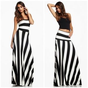 Elan maxi striped dress