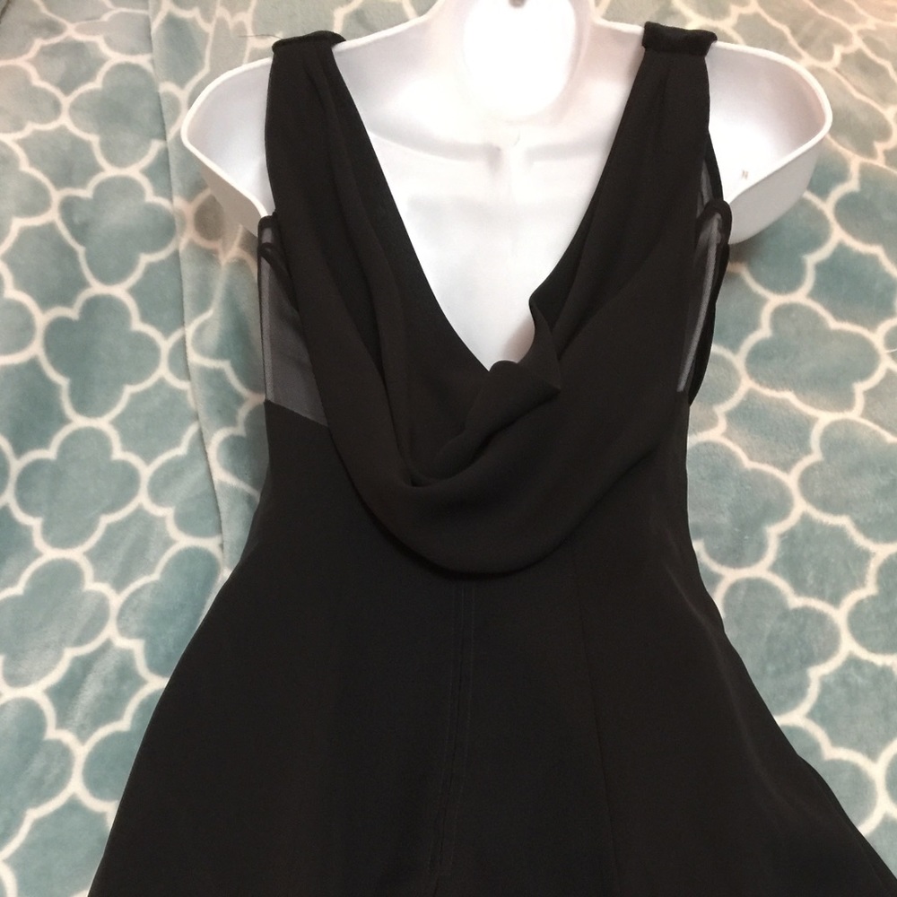 Faviana New York Size 3/4 Black Prom Dress