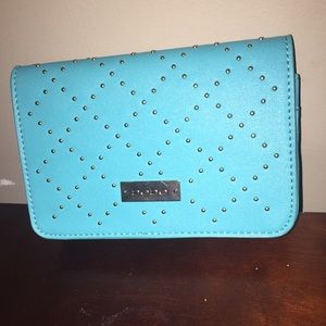 Teal cross-body bag