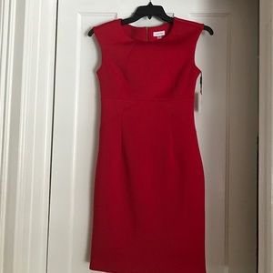 Calvin Klein red dress
