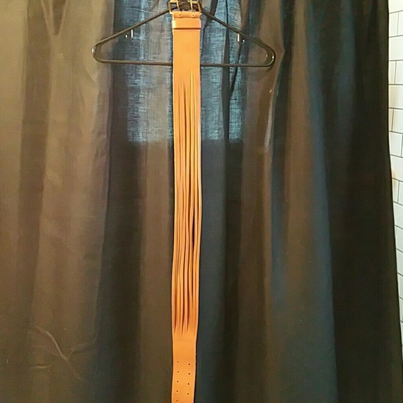 ANTHROPOLOGIE LINEA PELLE WIDE LEATHER BELT.EUC!