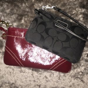 Coach wristlets