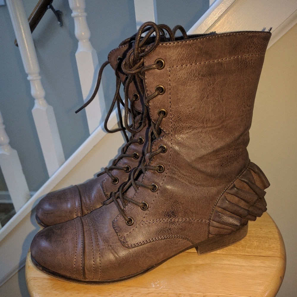 Betsy Johnson combat boots