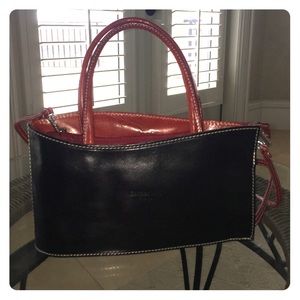 Barberini's leather handbag optional cross body