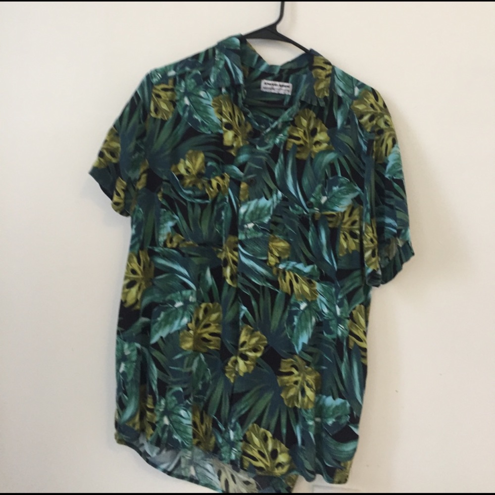 american apparel button up