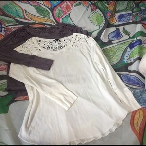 American Eagle crocheted thermal bundle