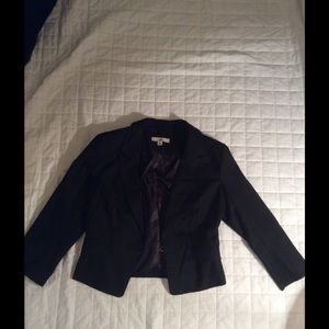 Black 3/4 sleeve blazer