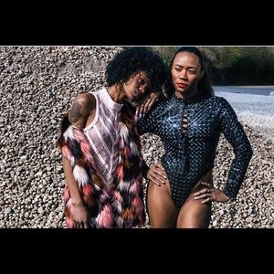 Material: Multi color fur Vest